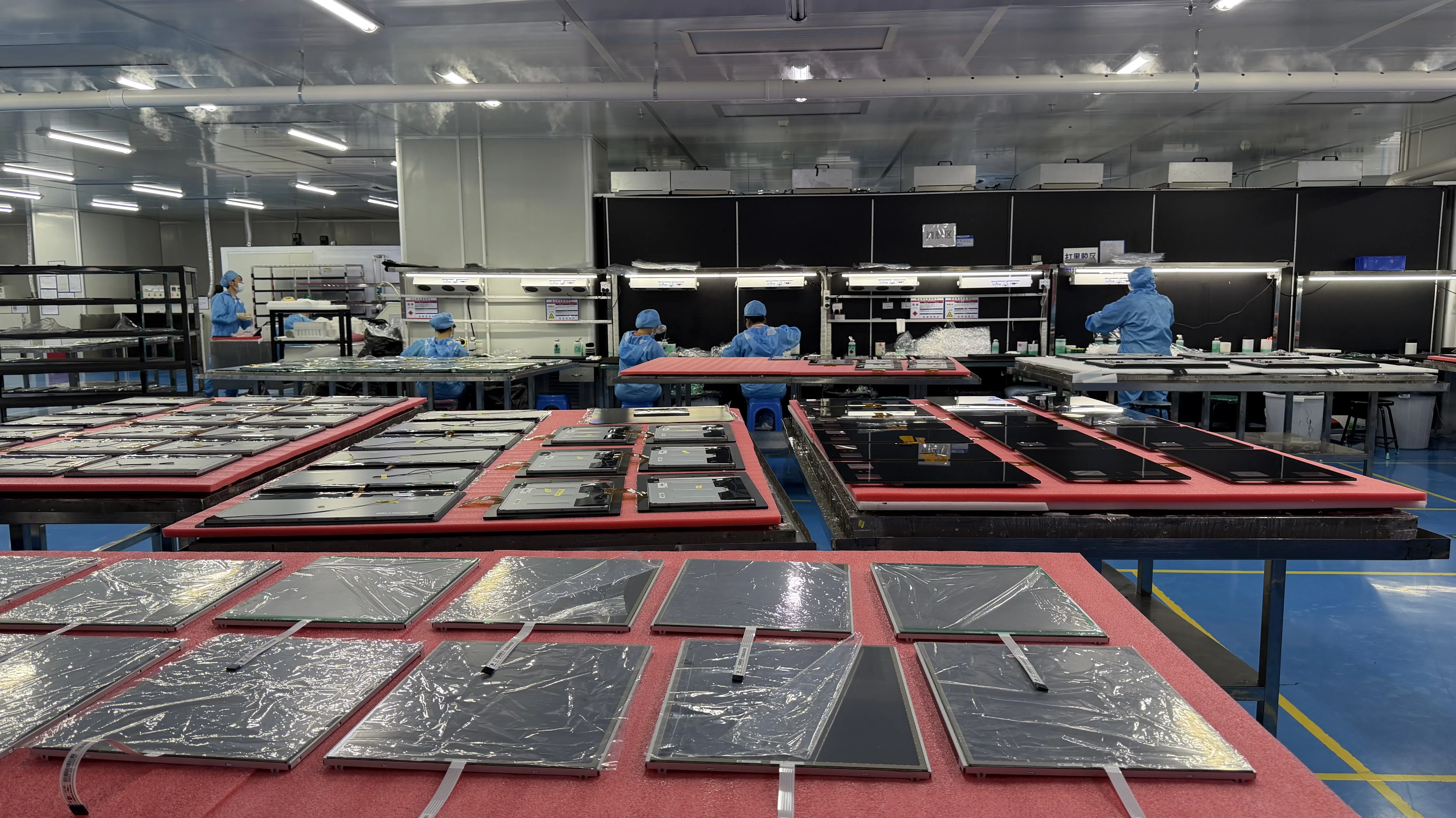 KoreTouch production floor and workshop operations