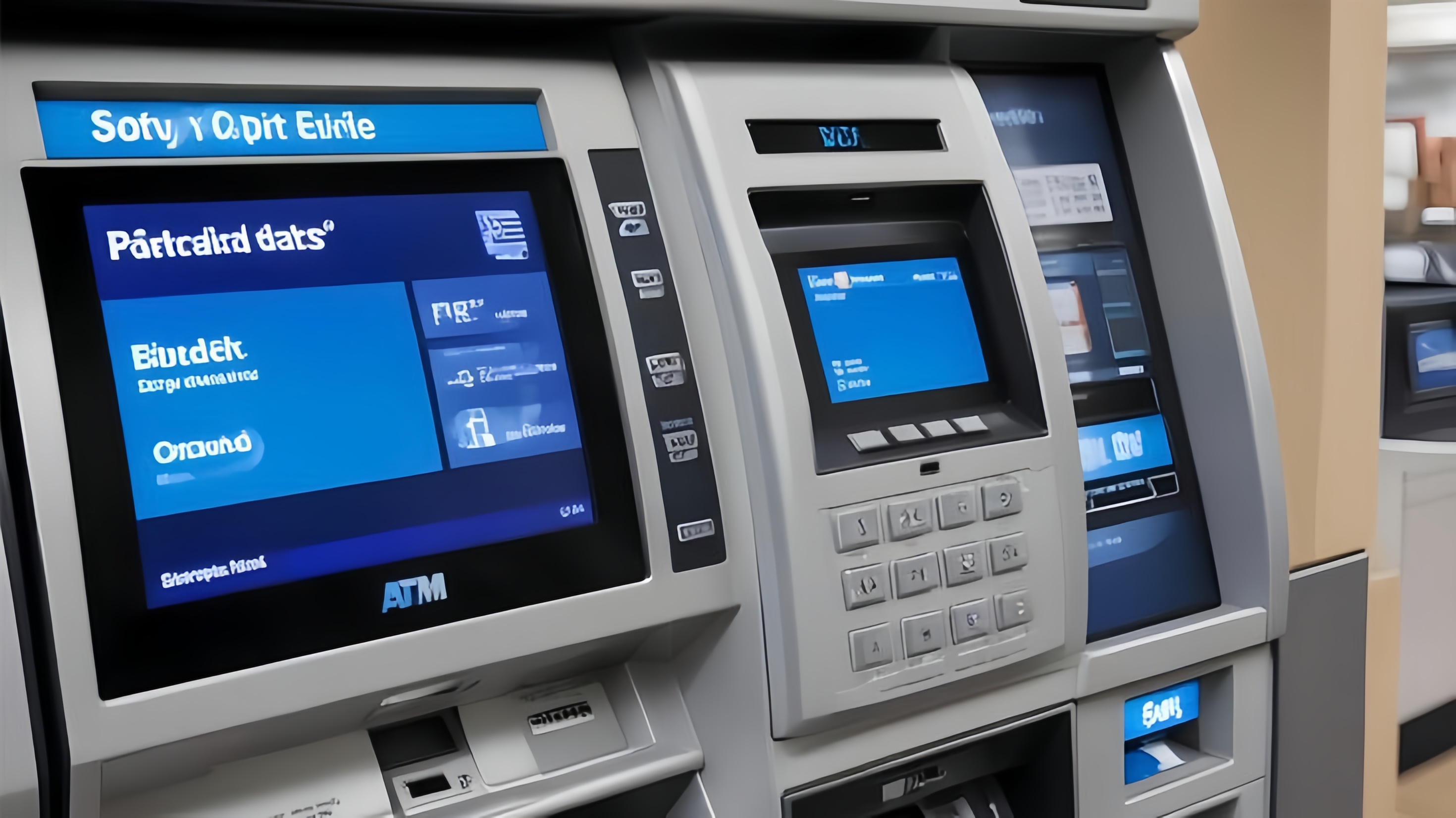 Self-service kiosk with an industrial touchscreen for public and financial terminals