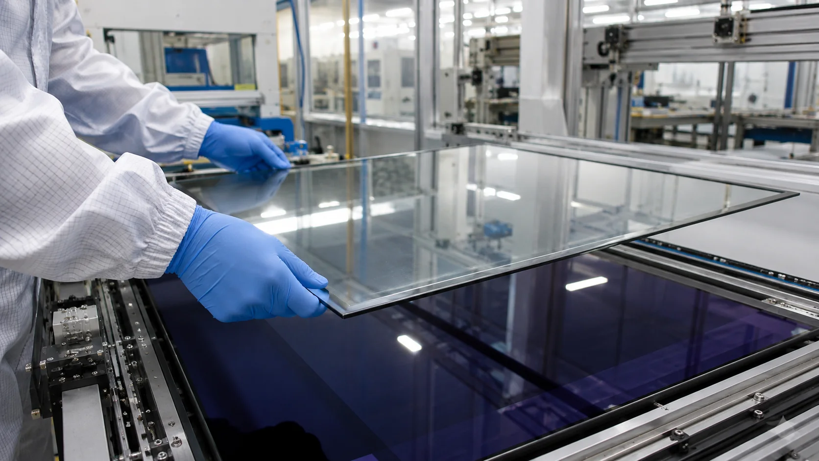 Engineering team supporting custom optical bonding from 5 to 86 inches